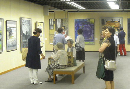 第21回京都墨彩画壇展の様子17
